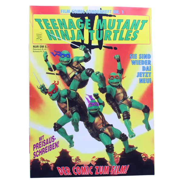 Teenage Mutant Hero Turtles Film Comic Nr. 1 (1993 | Condor) | Comic zum Turtles III Film